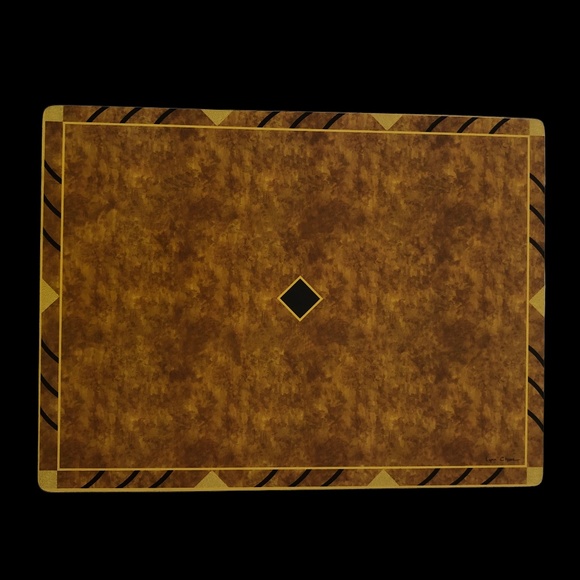Lynn Chase Designs Art Deco Wooden Placemats $75 each - Picture 9 of 10